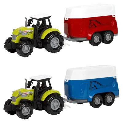 Image de Toi-toys Toi Toys Tracteur avec remorque 10cm