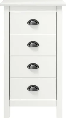 Produktbild von vidaXL Sideboard Hill Weiß 46x35x80 cm Massivholz Kiefer