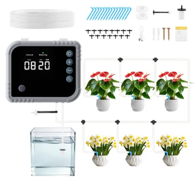 Productafbeelding van Automatisch irrigatiesysteem voor binnen, 350 irrigatiemodi voor 15 potplanten