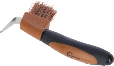 Obrázok produktu pre Kerbl Covalliero škrabka na kopytá 2K hnedá čierna s kefkou