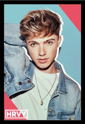 Image de HRVY - Poster - Pin Up + cadre interchangeable, Shinsuke® Maxi MDF noir, vitre acrylique