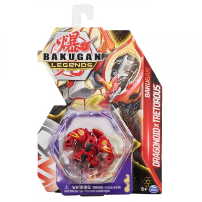 Obrázek produktu pro BAKUGAN série 5, klasická edice, Dragonoid, Tretorous, Rosu
