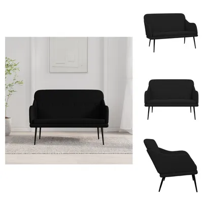 Obrázok produktu pre vidaXL Lavica čierna 110x76x80 cm látka - Lavice