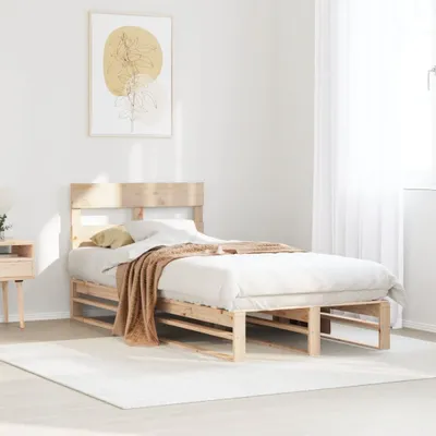 Productafbeelding van Maison Exclusive - Massief houten bed zonder matras, 90x200 cm, van grenenhout