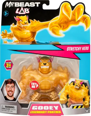Obrázok produktu pre Moose Toys Mr Beast Lab Goo Jit Too Stretchy figúrka Legendárny panter 11 cm