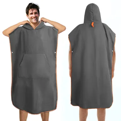 Produktbild von Jokisa Badeponcho Damen & Herren, Ultraleicht und Schnelltrocknend Badeponcho Er