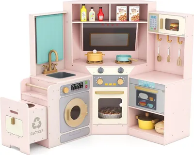 Produktbild von Kinderspielecke mit Holzküche, Licht- und Soundeffekten
