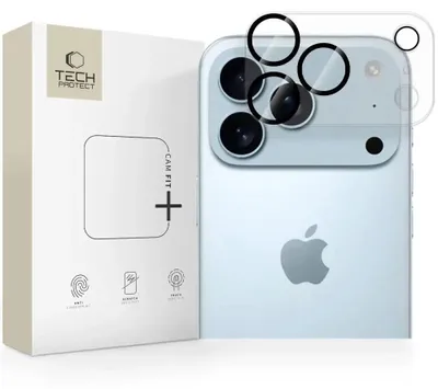 Image de Tech-Protect Cam Fit+ Camera Cover pour Iphone 17 Pro - Clair