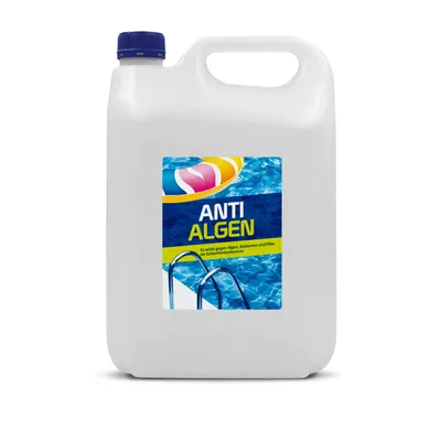 Produktbild von Gamix Pool Algizid Algenverhütung | Algenvernichter Pool | Algezid flüssig | Anti Algenmittel für Schwimmbad (4L)
