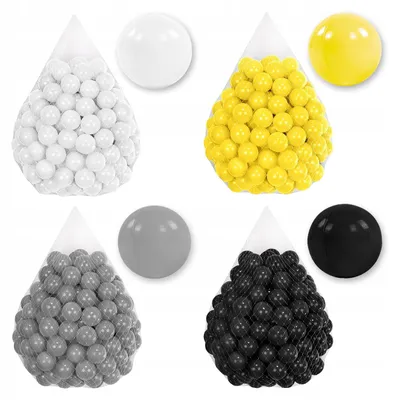 Produktbild von Bälle Für Bällebad 7 cm - 200 Stück - Bunte Babybälle Plastikbälle Baby Spielbälle | TUPPI