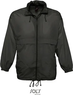 Produktbild von SOLs 32000 | Windbreaker Surf - Farbe: Black - Größe: XS