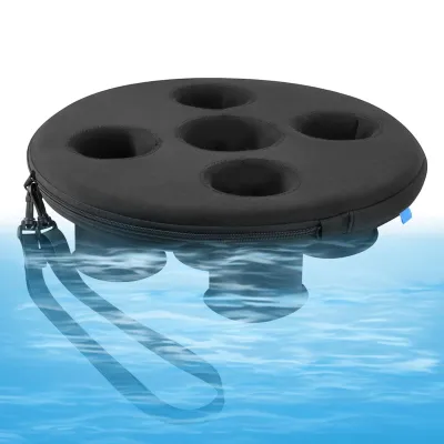 Produktbild von Schwimmender Getränkehalter mit 5 Fächern für den Pool