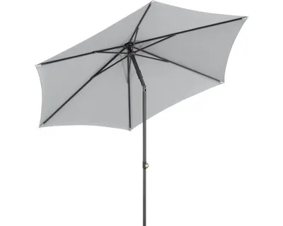 Immagine prodotto di Ombrellone Sevilla 270/6 rotondo, Ø 270 cm circa, colore:grigio argento