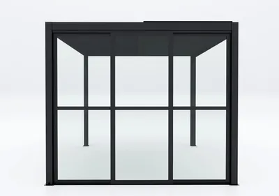 Immagine prodotto di Milani Home - laterale in policarbonato per pergola bioclimatica, 270 x 3 x 238 cm, antracite
