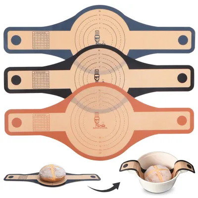 Silikon-Backmatte 3er-Set, 24 & 21 cm, antihaftbeschichtet
