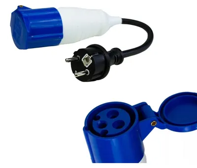 Zdjęcie produktu dla Adapter z gniazdem euro do zaczepu przyczepy kempingowej (zasilanie)