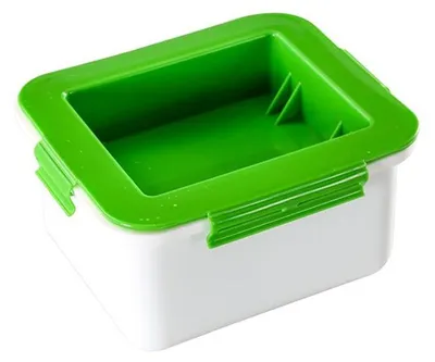 Produktbild von Tofupresse 1 Stück, Grün, Edelstahl-Federdruck, U-Förmige Abtropfschale, Für Vegane Küche Und Tofu-Marination