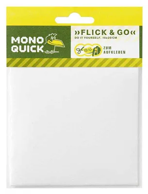 Obrázek produktu pro Samolepicí záplaty, bílé - záplata, nažehlovací, nášivky, nášivky, velikost: 10,0 x 20,0 cm