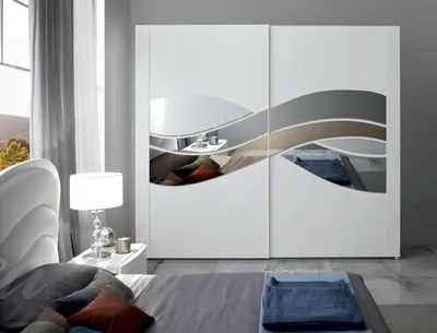 Produktbild von Kleiderschrank Holzschrank Luxus Schwebetüren Design Holz Modern Möbel Echtholz