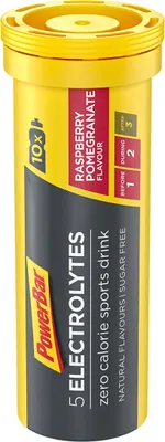 Immagine prodotto di PowerBar 5 Electrolytes 10 compresse lampone-pomograno / Bevande sportive / Bevanda ipotonica rinfrescante con poche calorie in compresse effervescenti