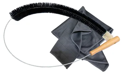 Imagen del producto de Cepillo para radiadores Ziegenhaar: Cabezal de cepillo largo con paño de microfibra para radiadores