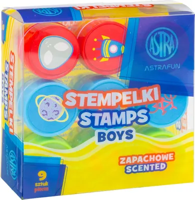 Zdjęcie produktu dla Stempelki zapachowe 9 szt. BOYS Astrafun