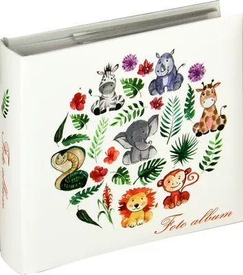 Produktbild von JUNGLE FRIENDS Kinder- Fotoalbum / Einsteckalbum BB-200 10x15