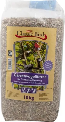 Produktbild von BTG Classic Bird Classic Gartenvogelfutter 10kg, 210 mm, 200 mm, 470 mm, 10 kg, Polybag, Gemisch