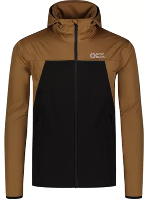 Zdjęcie produktu dla Męska wodoodporna kurtka softshell NORDBLANC EXPEDITIOUS NBSSM8323 BRĄZOWY rozmiar: S