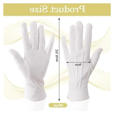 Produktbild von Baumwollhandschuhe, Weiße Handschuhe, Weiße Baumwollhandschuhe