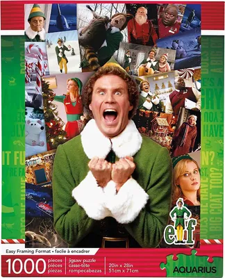 Produktbild von Aquarius Buddy - Der Weihnachtself Puzzle Collage (1000 Teile) NMR65366