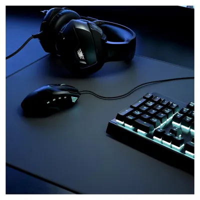 Produktbild von - Übergröße Mauspad Gaming 1000x400mm - XXXL Mousepad groß mit Motiv - Tischunterlage Large Size - verbessert Präzision und Geschwindigkeit - XXL - schwarz