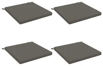 Obrázok produktu pre Sada štyroch sedacích vankúšov SOEST, 100 % polyester, sivá farba, rozmer 80 x 80 x 5 cm