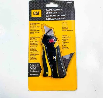 Produktbild von CATERPILLAR Cuttermesser | Teppichmesser | Sicherheitsmesser | Universalmesser | Allzweckmesser mit Trapezklinge