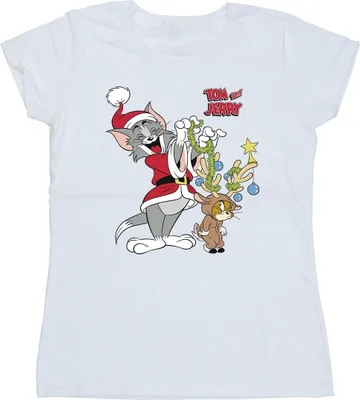 Produktbild von Tom & Jerry - T-Shirt für Damen BI43811 (XXL) (Weiß)
