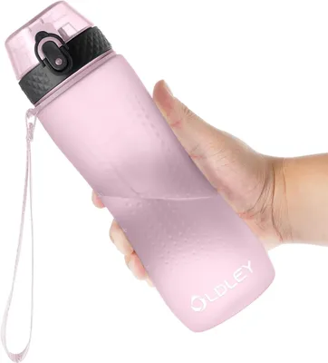 Immagine prodotto di Borraccia da 750 ml con cannuccia, priva di BPA, in Tritan, a prova di perdite, con indicatori di tempo, ideale per lo sport e per uso quotidiano