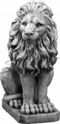 Produktbild von Löwe Gartenfigur Terrassen Garten Skulptur Figuren Skulpturen Statuen  S103056
