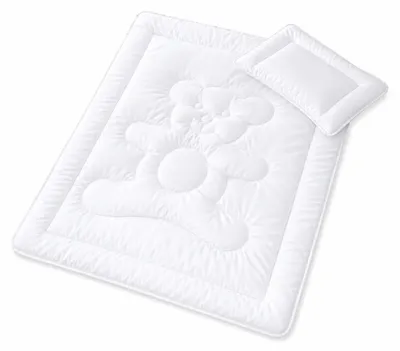 Obrázek produktu pro Solidchoice – Dětská sada deky a polštáře, mikrovlákno, 120 x 150 cm