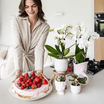 Zdjęcie produktu dla Doniczka Granada - rózowa - Ø6cm - ozdobna doniczka ceramiczna