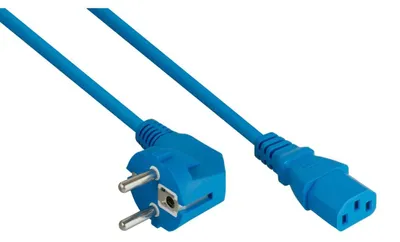 Obrázok produktu pre Kabelmeister SK0130-B010, 1 m, Zástrčka typu E + F, C13 zviazané, H05VV-F, 250 V, 10 A