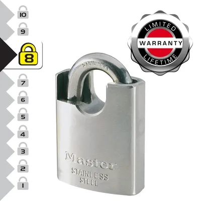 Productafbeelding van Master Lock 550EURD MASTER LOCK Marine Vorhängeschloss Schlüssel  9x5x2,3cm