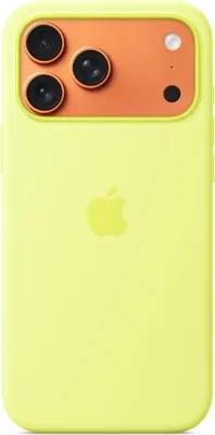 Immagine prodotto di APPLE iPhone 17 Pro Max - Custodia in silicone con MagSafe - giallo neon