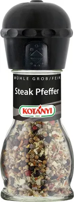 Immagine prodotto di Bistecca di pepe Kotanyi in un macinino per spezie dal sapore forte 45g