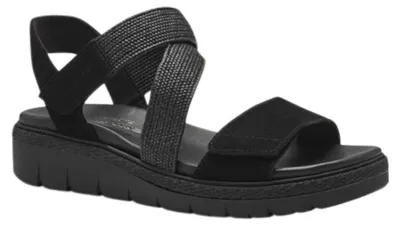 Immagine prodotto di Sandali con tacco a zeppa Tamaris da donna 31373437383638 Nero 36 EU