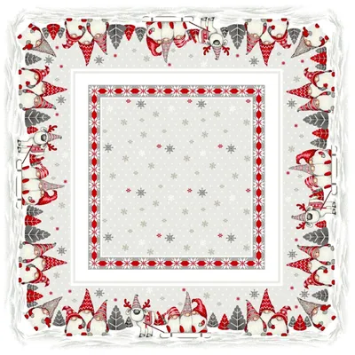 Obrázok produktu pre Gobelínová obruska, 100 x 100 cm - Elegantná dekorácia na stôl, vyrobená v Taliansku