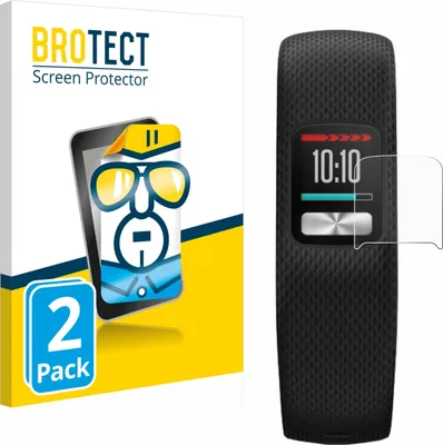 Produktbild von 2x Für Garmin Vivofit 4 Schutzfolie BROTECT Displayschutz Display Schutz Folie Klar Transparent