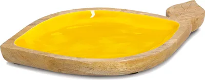 Produktbild von ZELLER 25706 Servierschale LEMON aus Mangoholz, ca. 37 x 23 x 2 cm