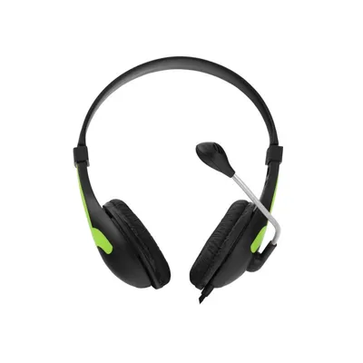 Obrázek produktu pro Esperanza EH158G, Kabel, Hudba, Sluchátka s mikrofonem, Černá, Zelená