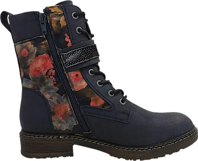 Imagen del producto de Zapatos de cordones negros para mujer de la marca Rieker, ideales para uso diario