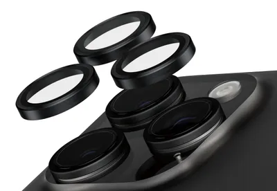 Immagine prodotto di Panzer Glass, protezione dell'obiettivo della fotocamera per iPhone 16 Pro/16 Pro Max Safe, nero